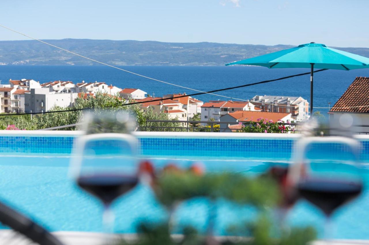 Apartments Lidija - Sea View Apartment With Exclusive Right Of Using Hot Tub Or Split Level Apartment With Exclusive Right Of Using Pool Podstrana Luaran gambar